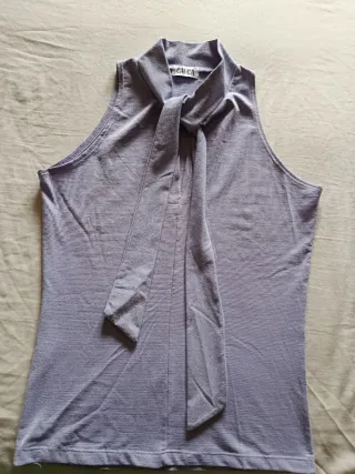 Camiseta sin mangas Cauca morada talla M