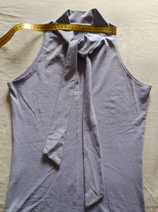 Camiseta sin mangas Cauca morada talla M