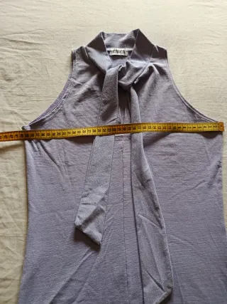 Camiseta sin mangas Cauca morada talla M