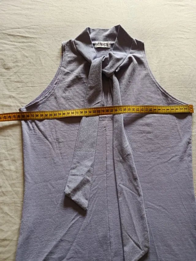 Camiseta sin mangas Cauca morada talla M