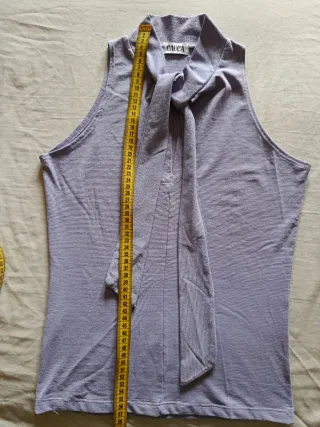 Camiseta sin mangas Cauca morada talla M