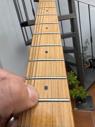 Guitarra Aria Pro II SL-ST3 Blanca