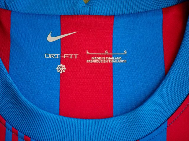 ORIGINAL F.C. BARCELONA 2021-22 CAMISETA FUTBOL L