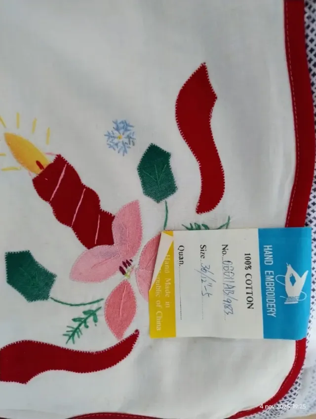 Mantel Navidad 4 Servilletas