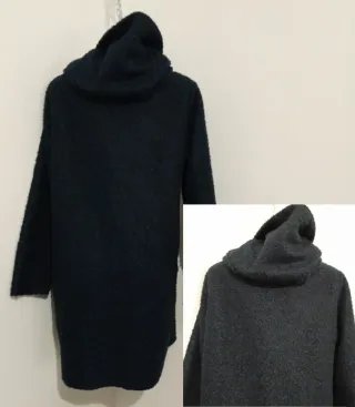 Cappotto Bouclé Blu-notte New Collection Italy