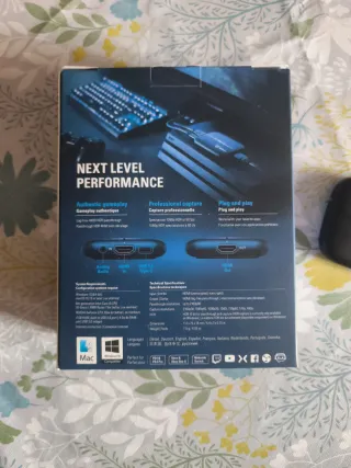 Capturadora vídeo Elgato HD60 S+