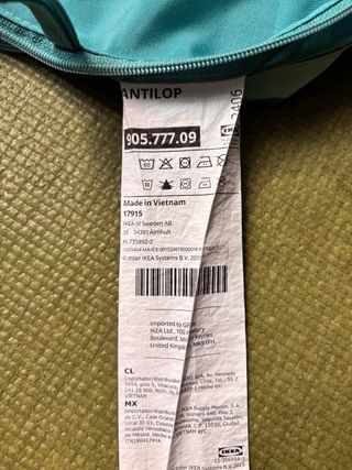 Cojín y funda trona Antilop Ikea