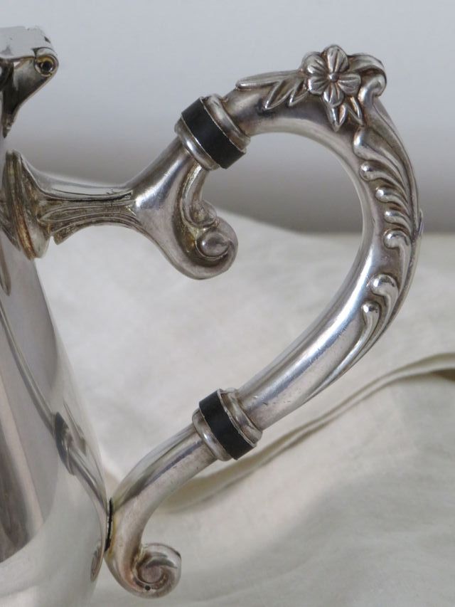 Servizio da caffè vintage silver plated