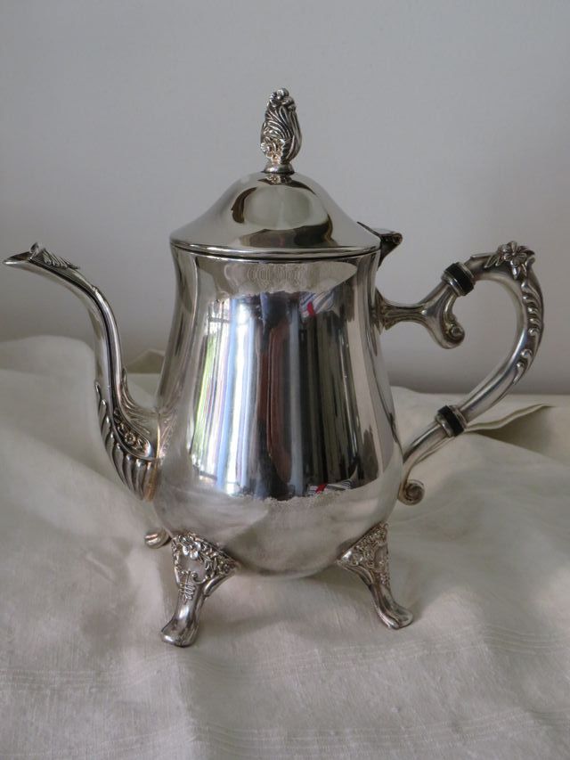 Servizio da caffè vintage silver plated