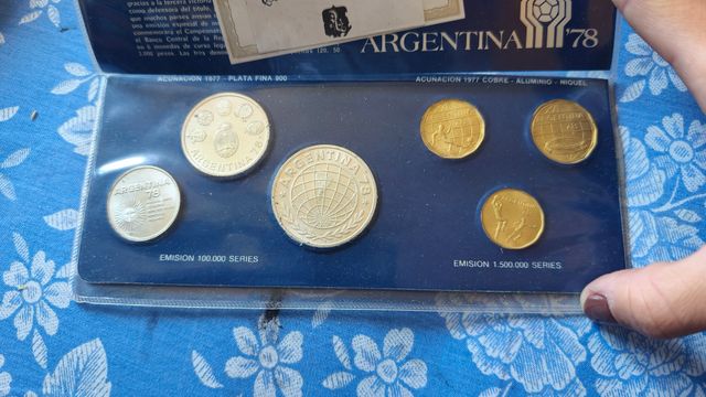 Argentina 78 Monedas Conmemorativas Mundial