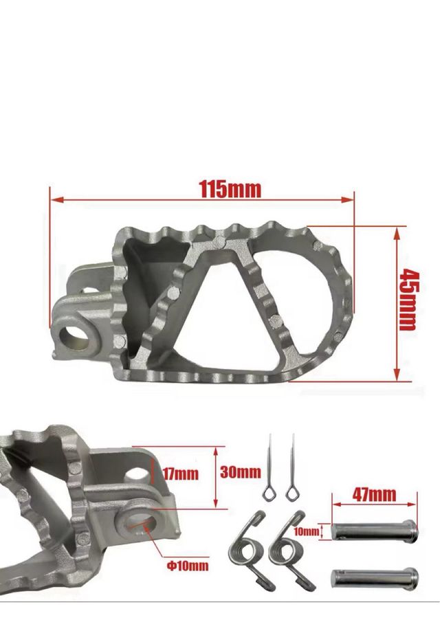 Pedane moto KTM Husqvarna Beta Gas Gas