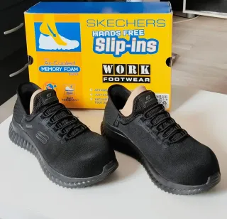 Skechers Puntera Composite Seguridad Negro