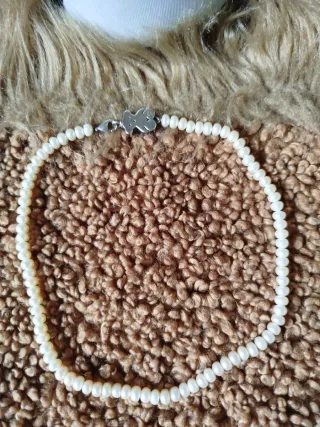 Gargantilla Tous Perlas Cierre Plata