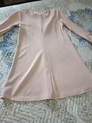Vestido rosa palo mujer talla única