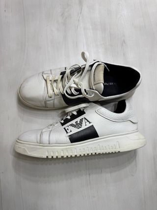 Zapatillas Emporio Armani Blancas y Negras