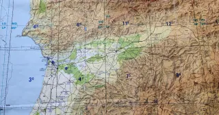 Mapa TPC H-1B Marruecos 144x105cm papel