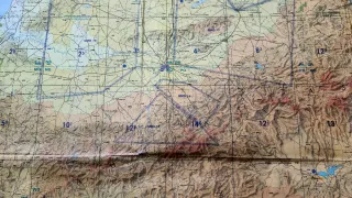 Mapa TPC H-1B Marruecos 144x105cm papel