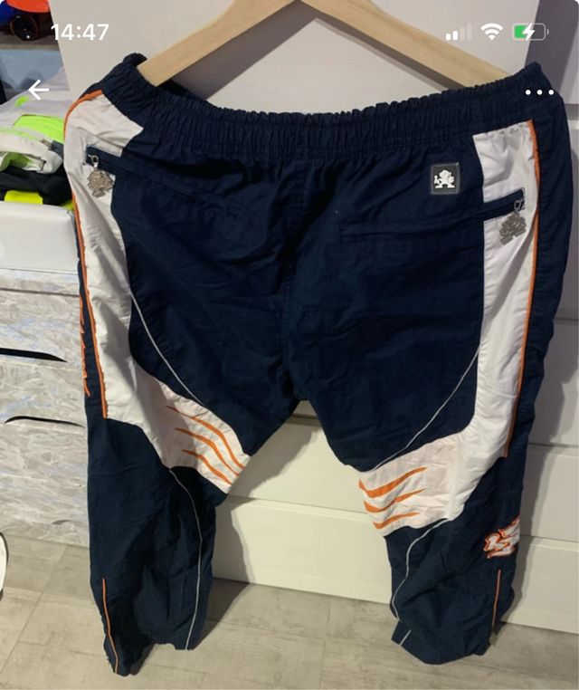 Chándal hombre azul y blanco