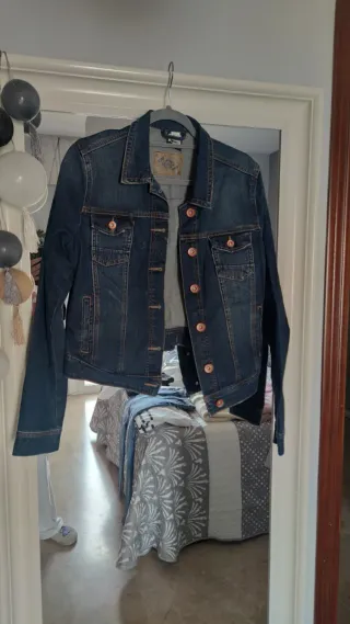 Chaqueta Vaquera Mujer Azul