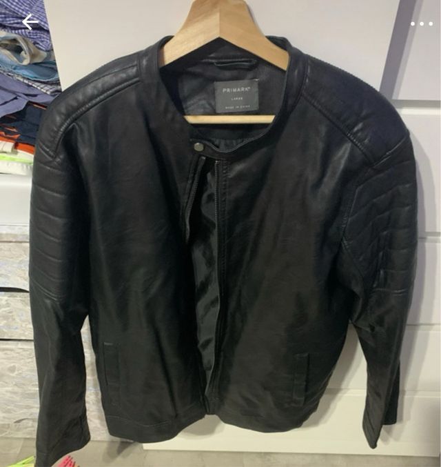 Chaqueta de cuero para hombre