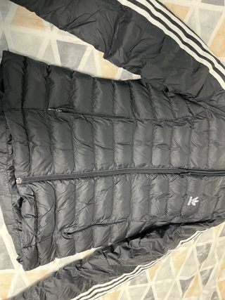 Abrigo Plumas Negro Adidas Talla S
