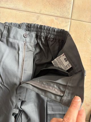 Pantalones de trabajo grises reflectantes