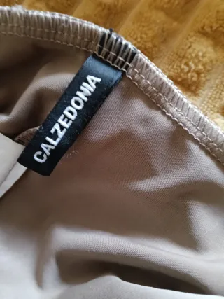 Leggings efecto piel marrones Calzedonia