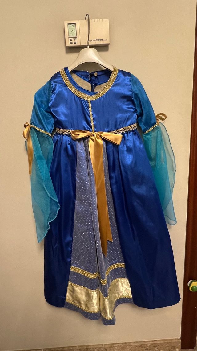 Disfraz niña azul 6-7 años