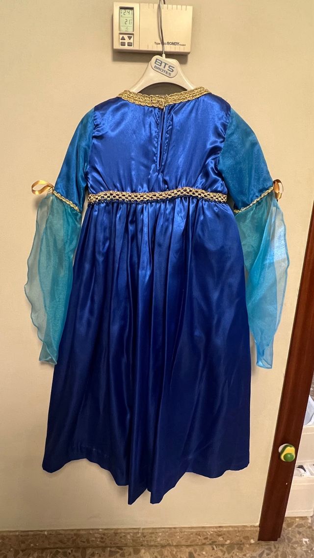 Disfraz niña azul 6-7 años