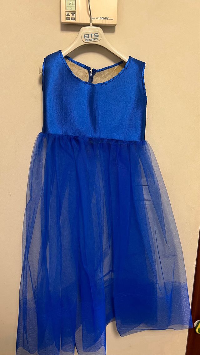 Disfraz niña azul 6-7 años