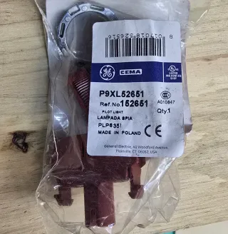 Lámpara Piloto espía GE P9PDNVO Roja