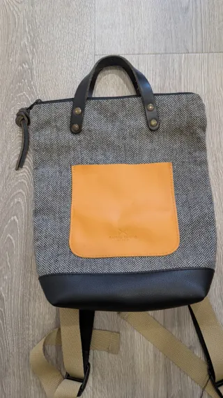 Bolso Daniel Chong Cuero y Tela