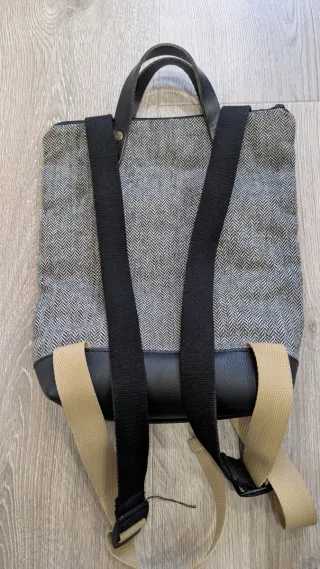 Bolso Daniel Chong Cuero y Tela