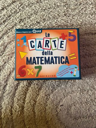 Le Carte della Matematica Gioco Gribaudo