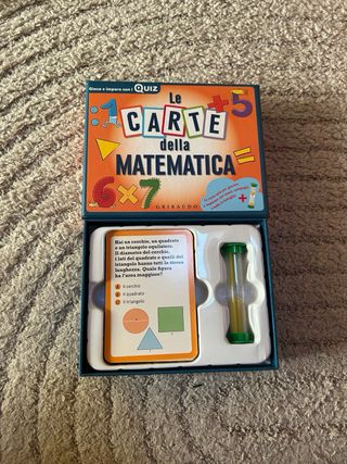Le Carte della Matematica Gioco Gribaudo