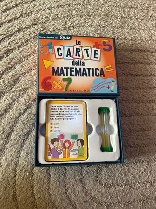 Le Carte della Matematica Gioco Gribaudo