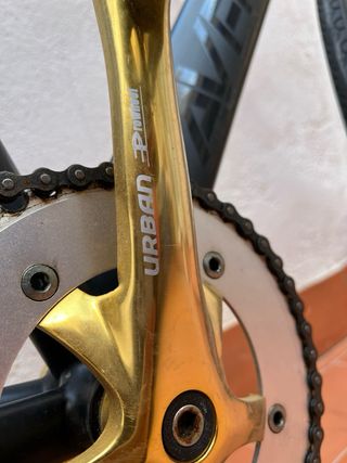 Bicicleta Urbana Fixie Negra Mate