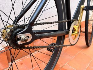 Bicicleta Urbana Fixie Negra Mate