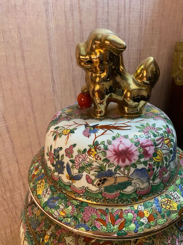 Jarrón de porcelana china