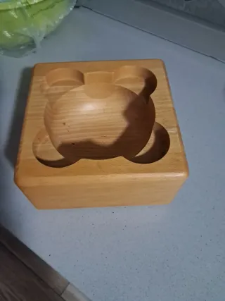 Bol cuenco Cascanueces Madera