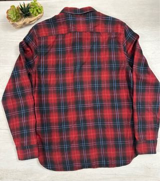 Camicia Levi's Uomo a Quadri Rossi Neri