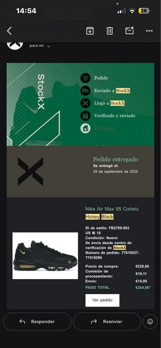 Nike Air Max 95 Honey black