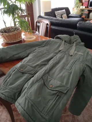 Parka militar verde