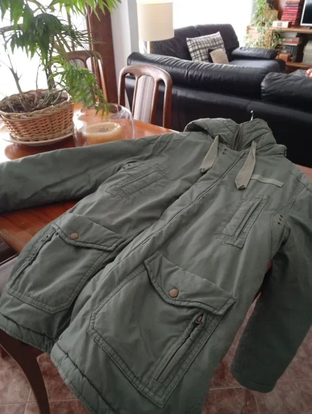 Parka militar verde