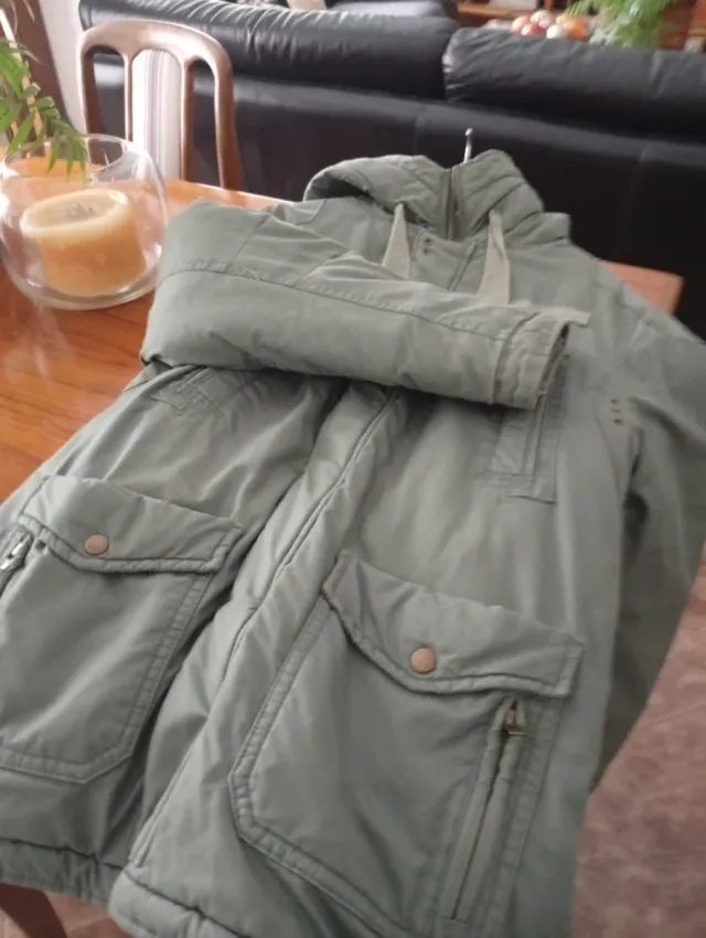 Parka militar verde