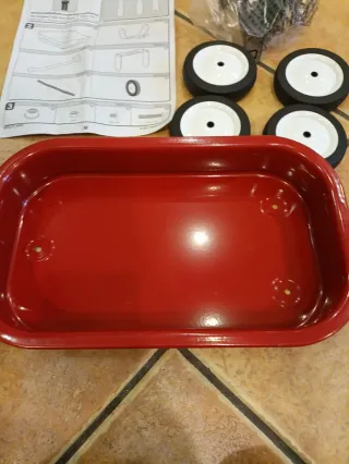 Carrellino Radio Flyer rosso