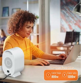 Calefactor Cerámico Bajo Consumo