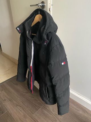 Abrigo Tommy Hilfiger Negro Hombre (Talla M)