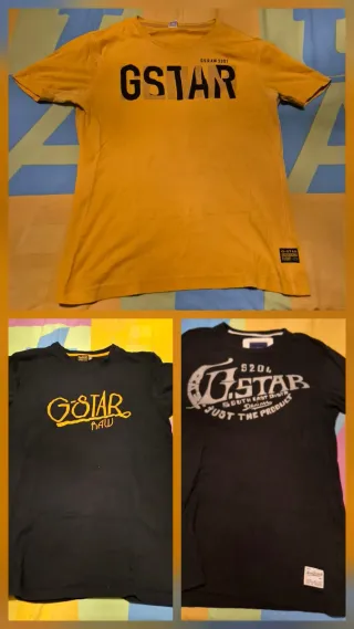 Lote 3 Camisetas G-Star RAW