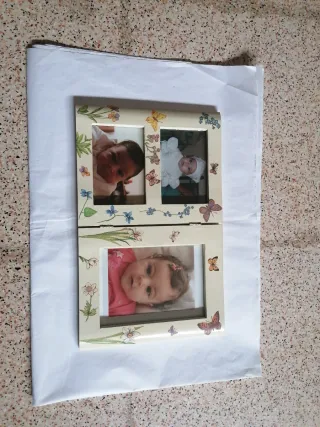 Portafoto da scrivania con 3 foto